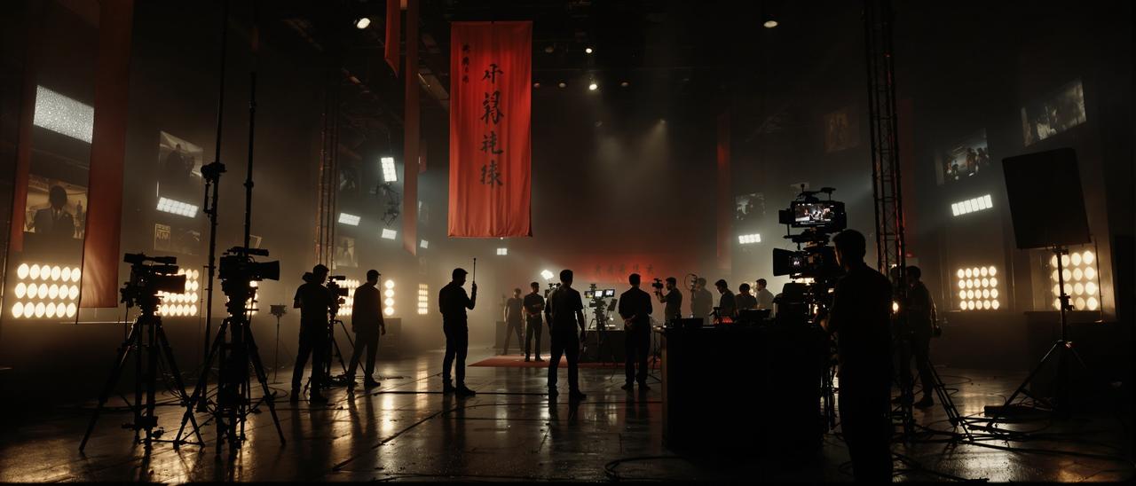 九一视频制作现场